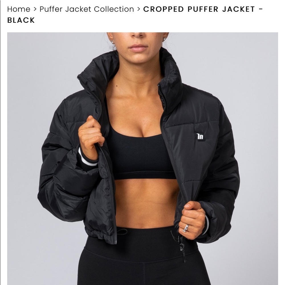 Muscle nation puffer coat